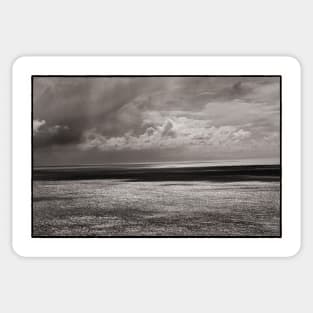 Light and darkness off the coast of the Mull of Galloway, Scotland. May 2021. Sticker